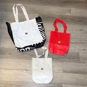 Lululemon Athletica Reusable Bag Bundle Lot of 3